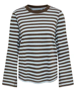 Dames longsleeve bruin