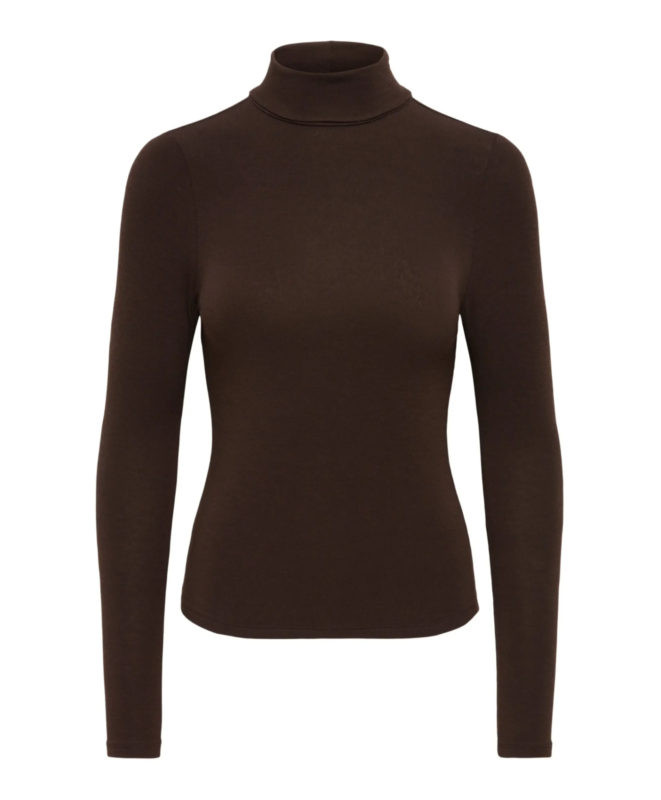 Dames longsleeve bruin