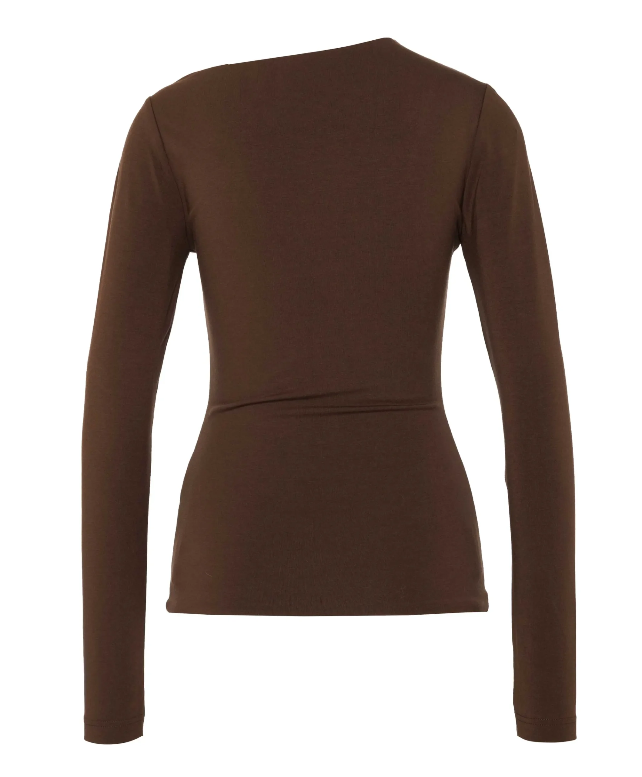 Dames longsleeve bruin