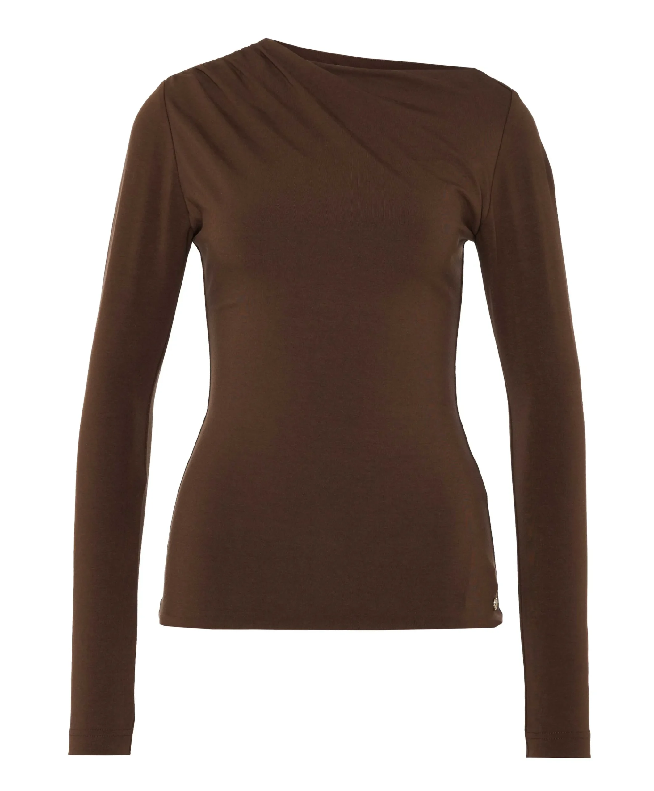 Dames longsleeve bruin