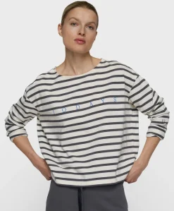 Dames longsleeve ecru
