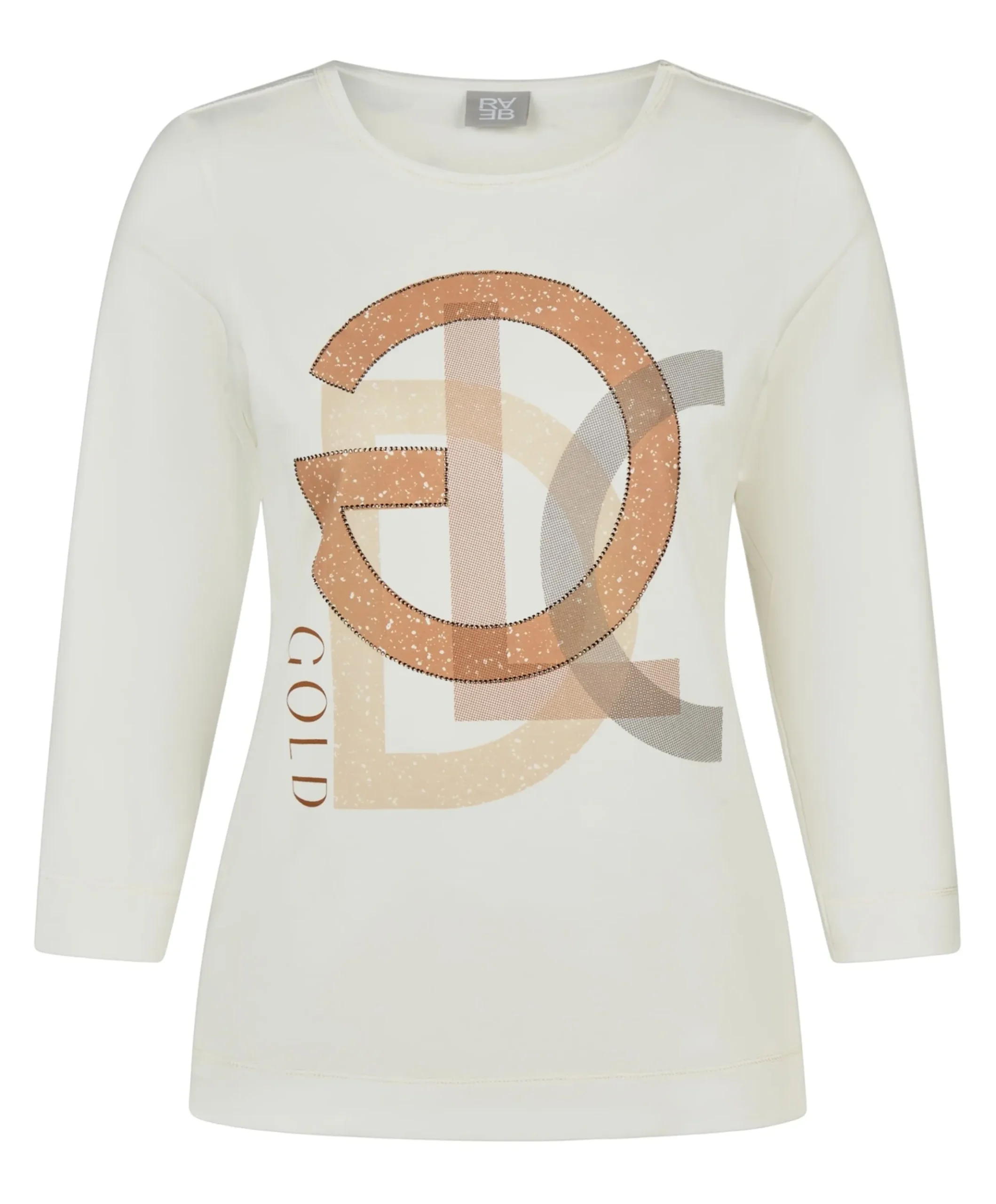 Dames longsleeve ecru