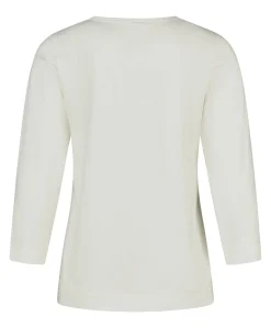 Dames longsleeve ecru