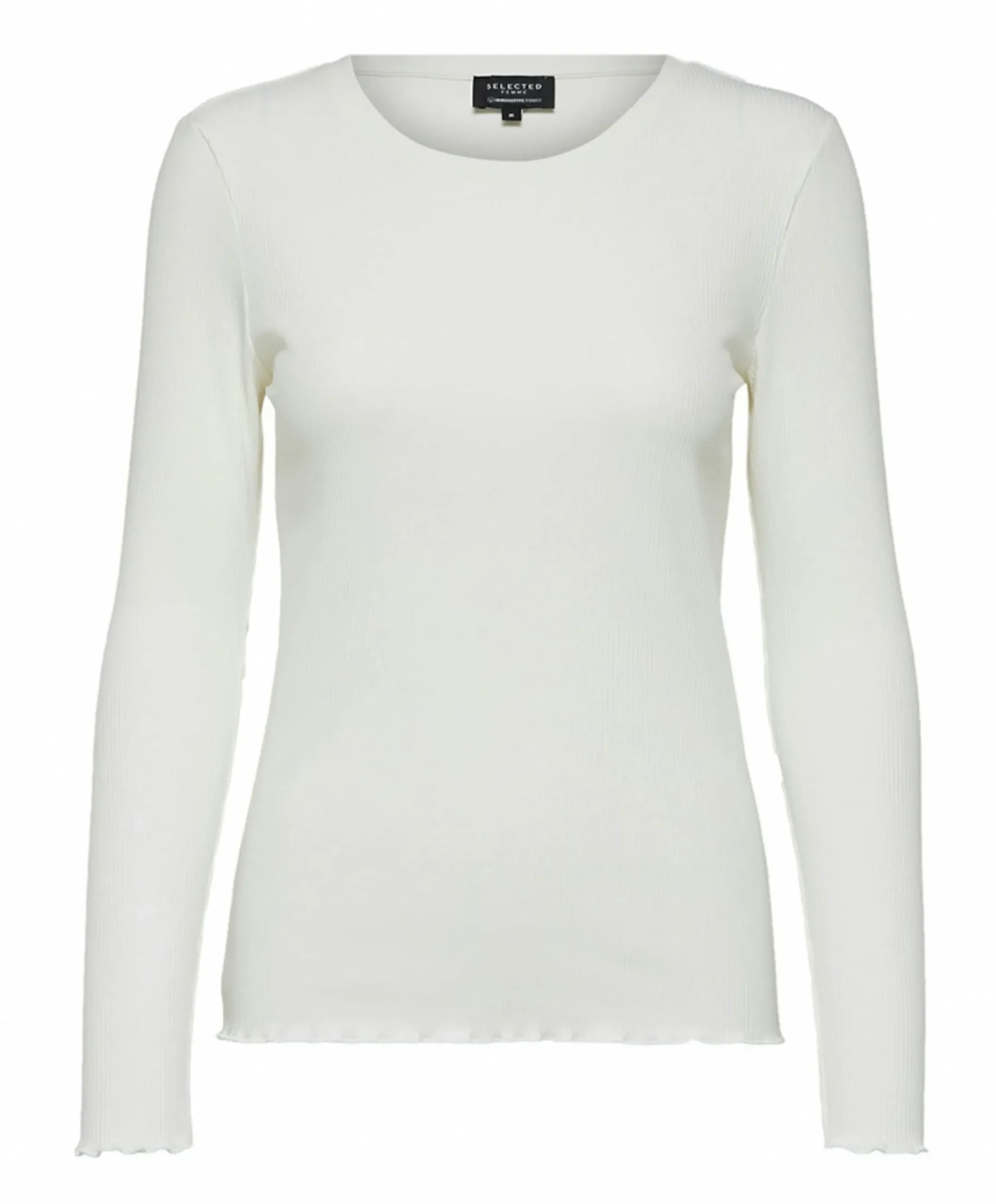 Dames longsleeve ecru
