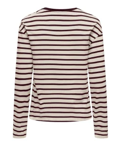 Dames longsleeve ecru
