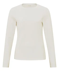 Dames longsleeve ecru