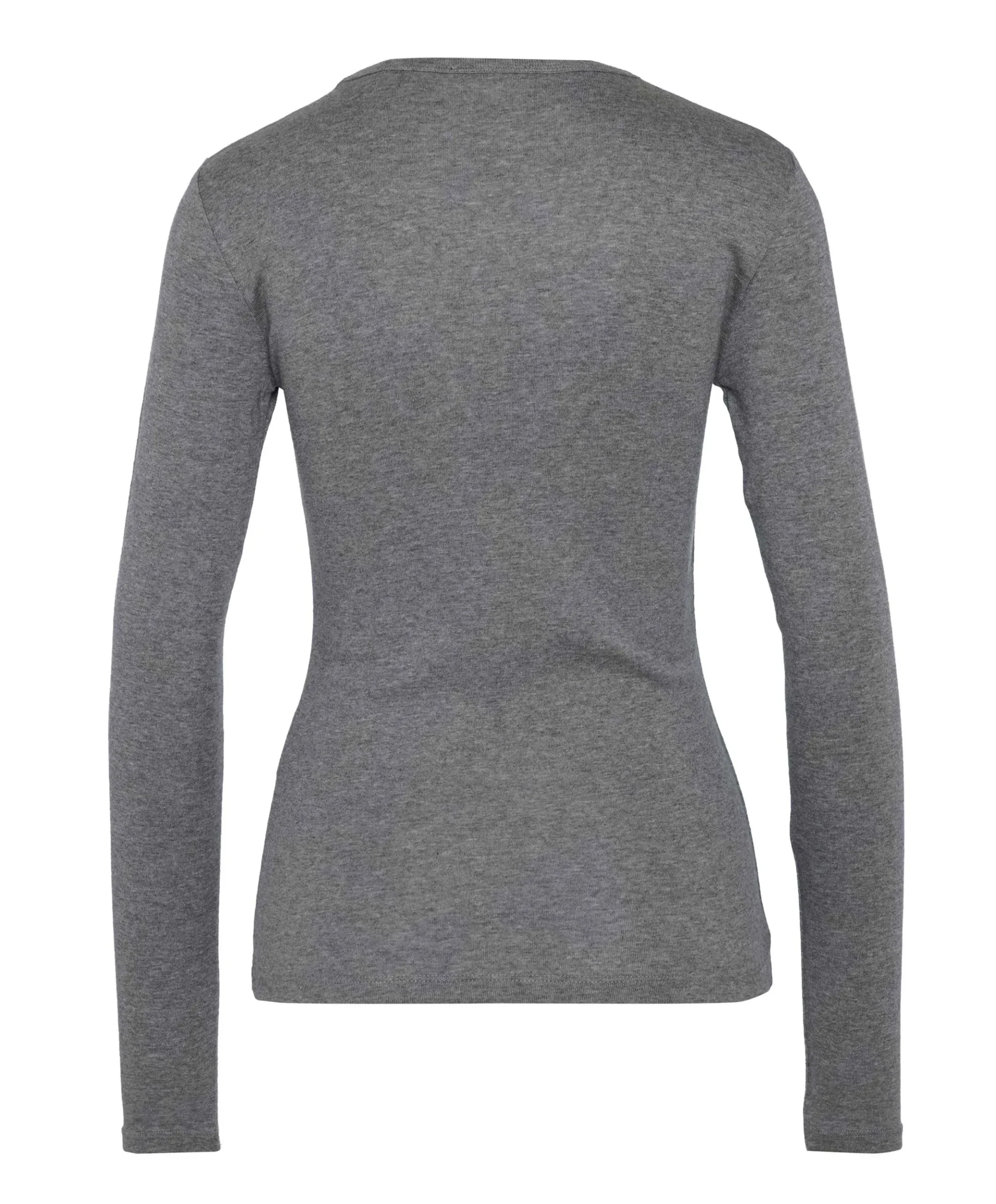 Dames longsleeve grijs