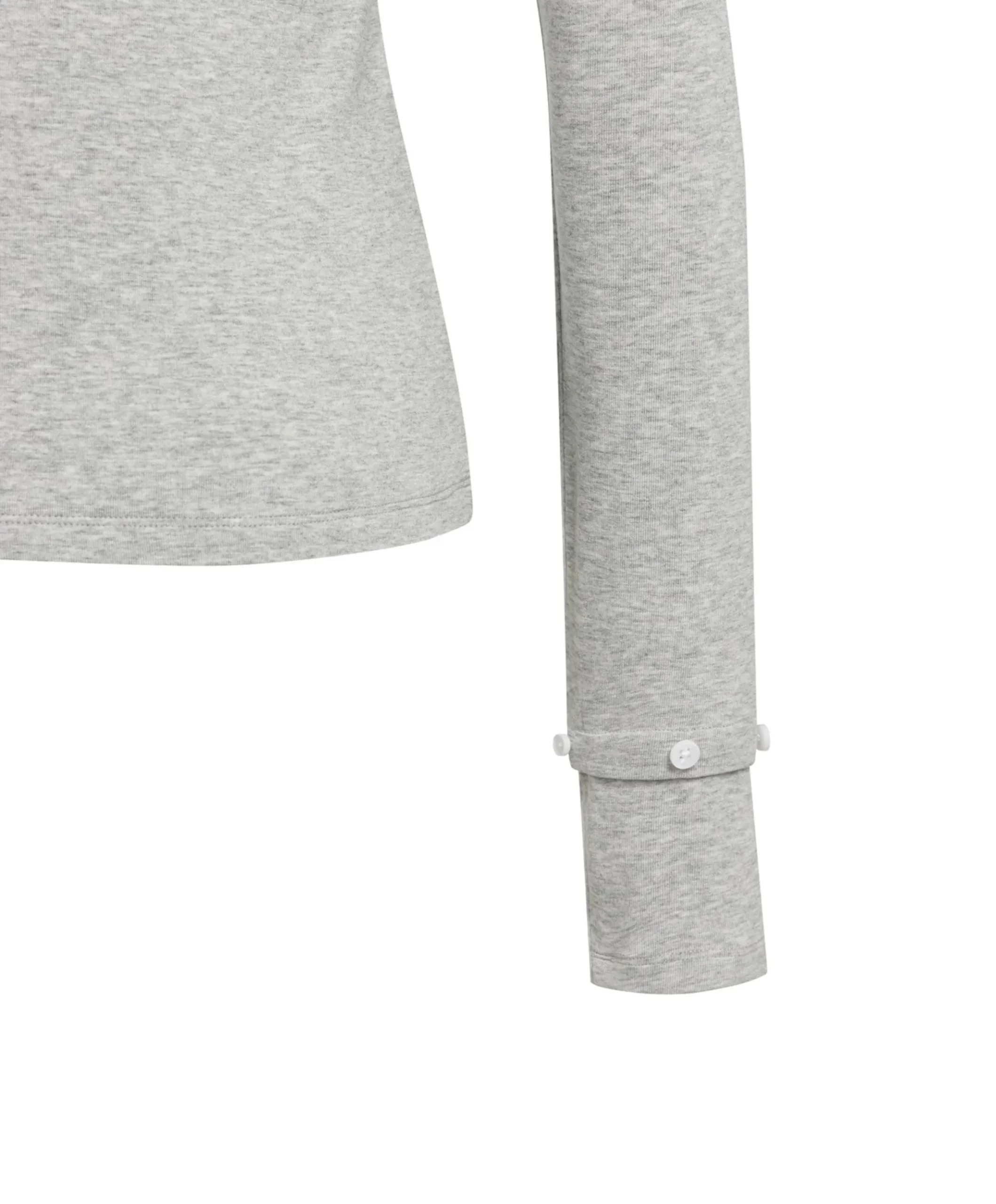 Dames longsleeve grijs