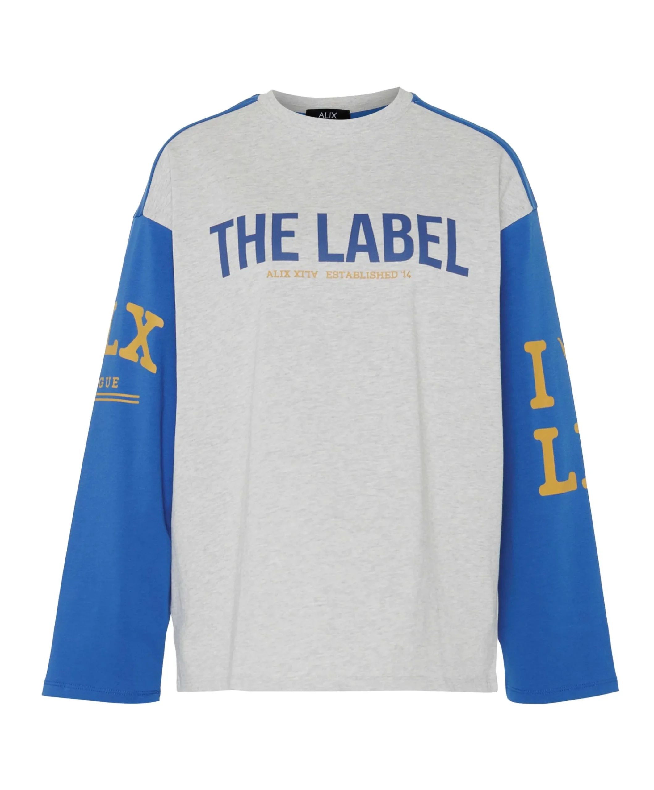 Dames longsleeve grijs