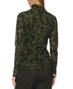 Dames longsleeve groen