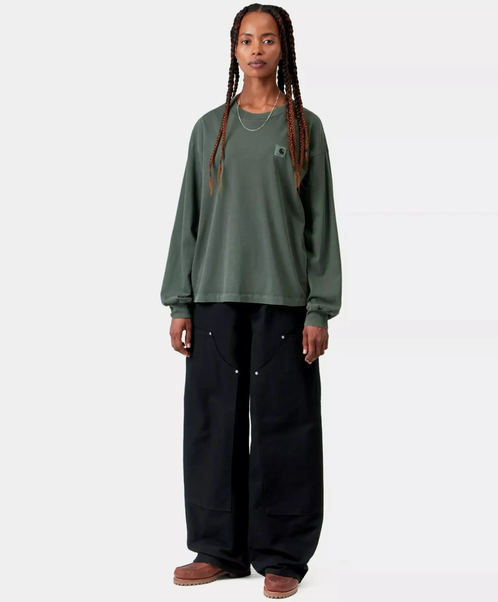 Dames longsleeve groen