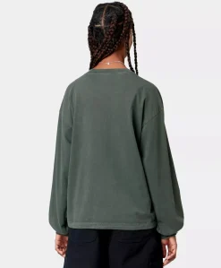 Dames longsleeve groen