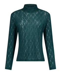 Dames longsleeve groen