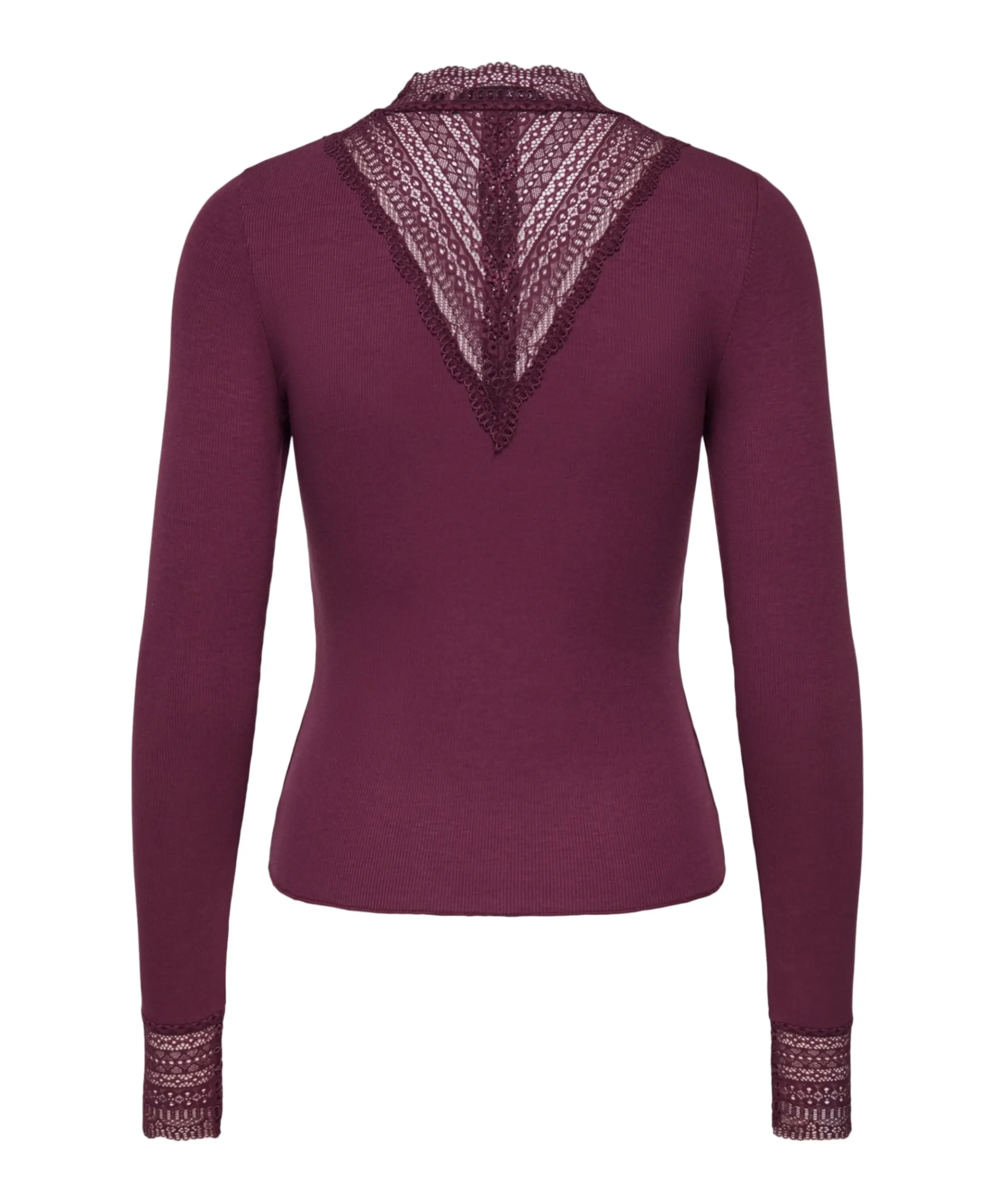 Dames longsleeve rood
