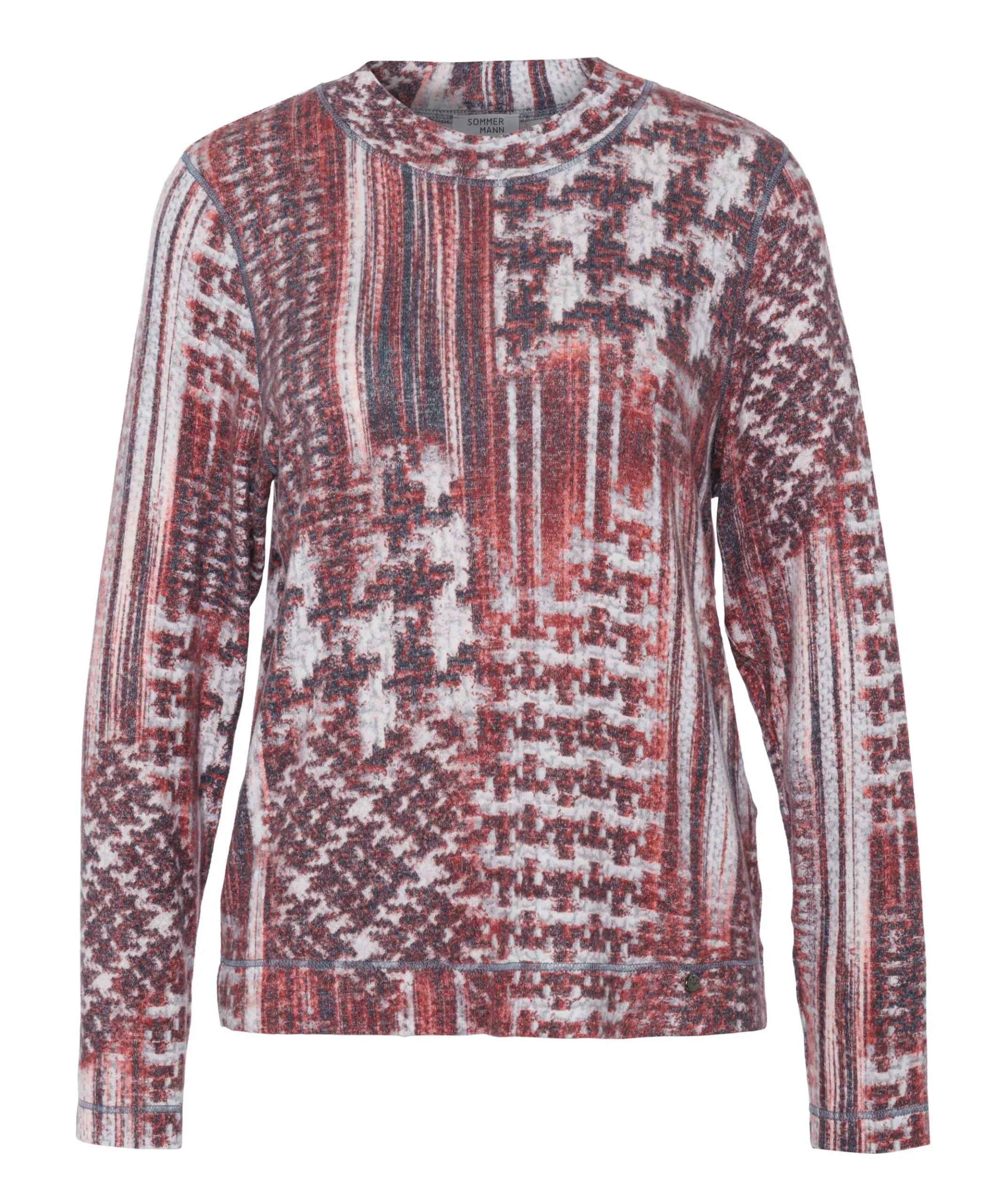 Dames longsleeve rood