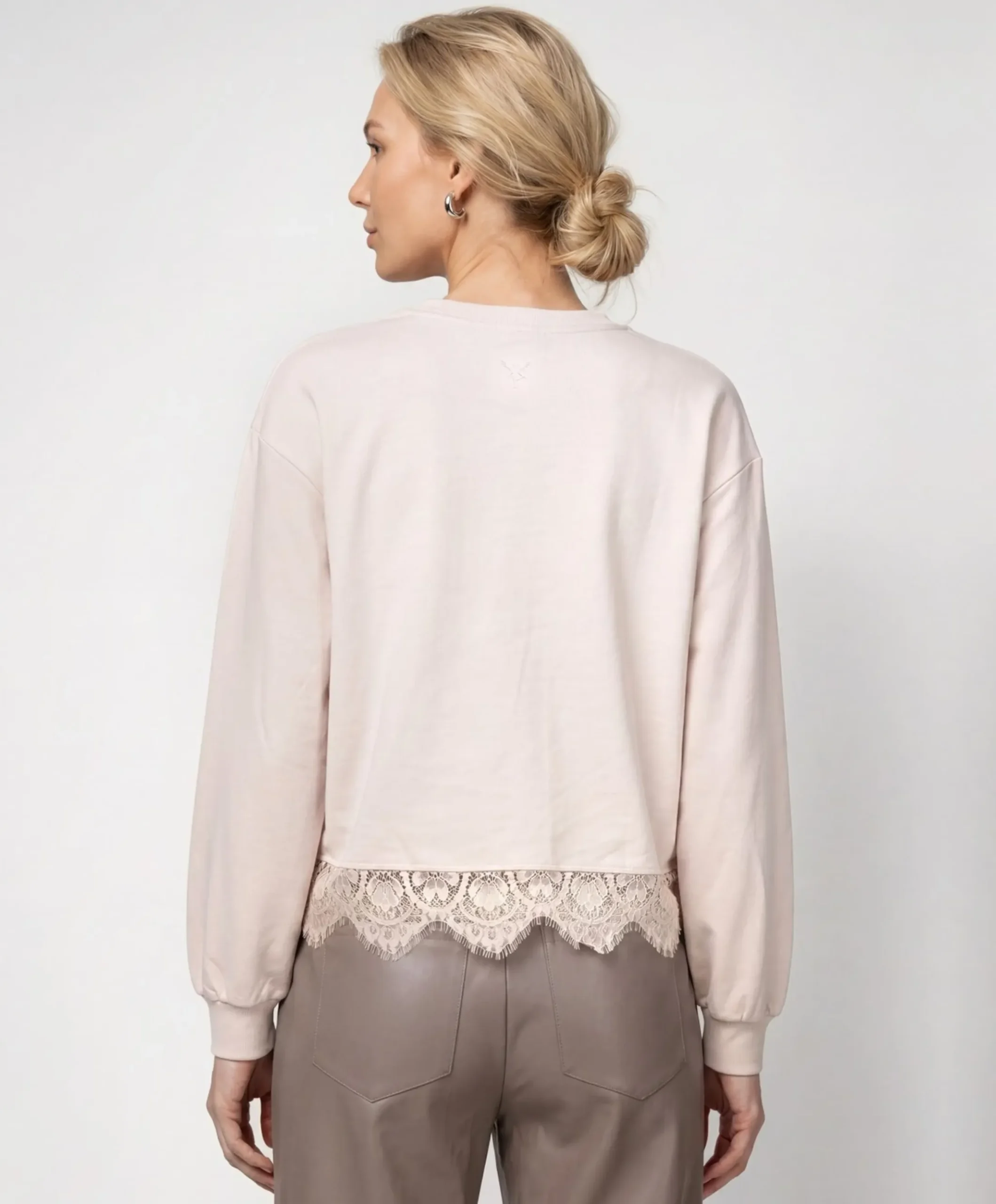 Dames longsleeve roze