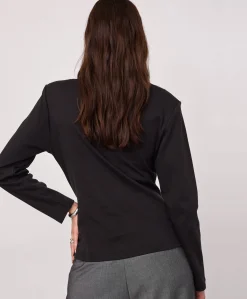 Dames longsleeve zwart