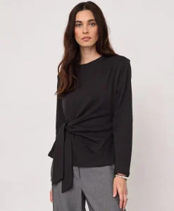 Dames longsleeve zwart