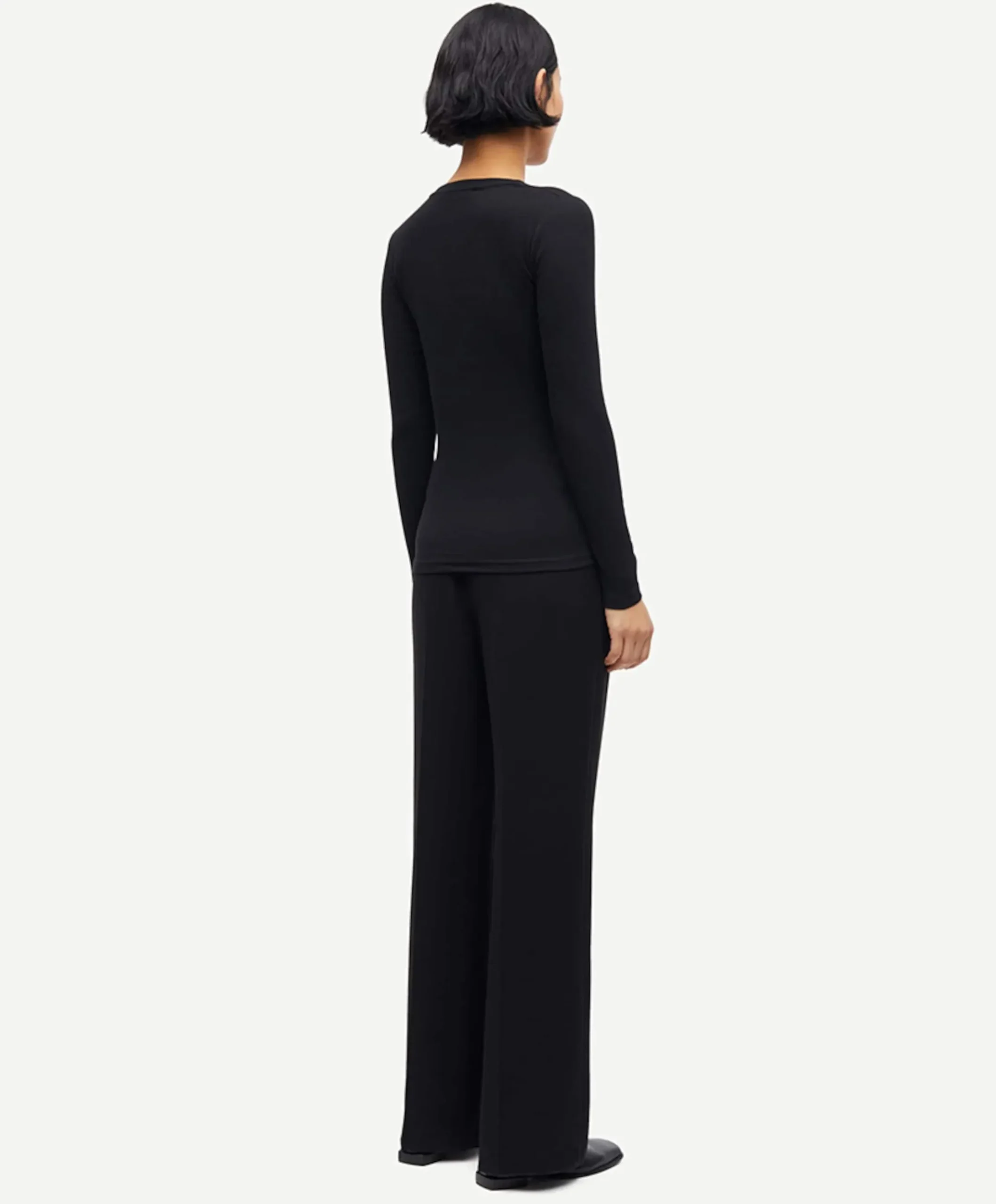 Dames longsleeve zwart