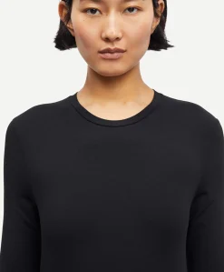 Dames longsleeve zwart