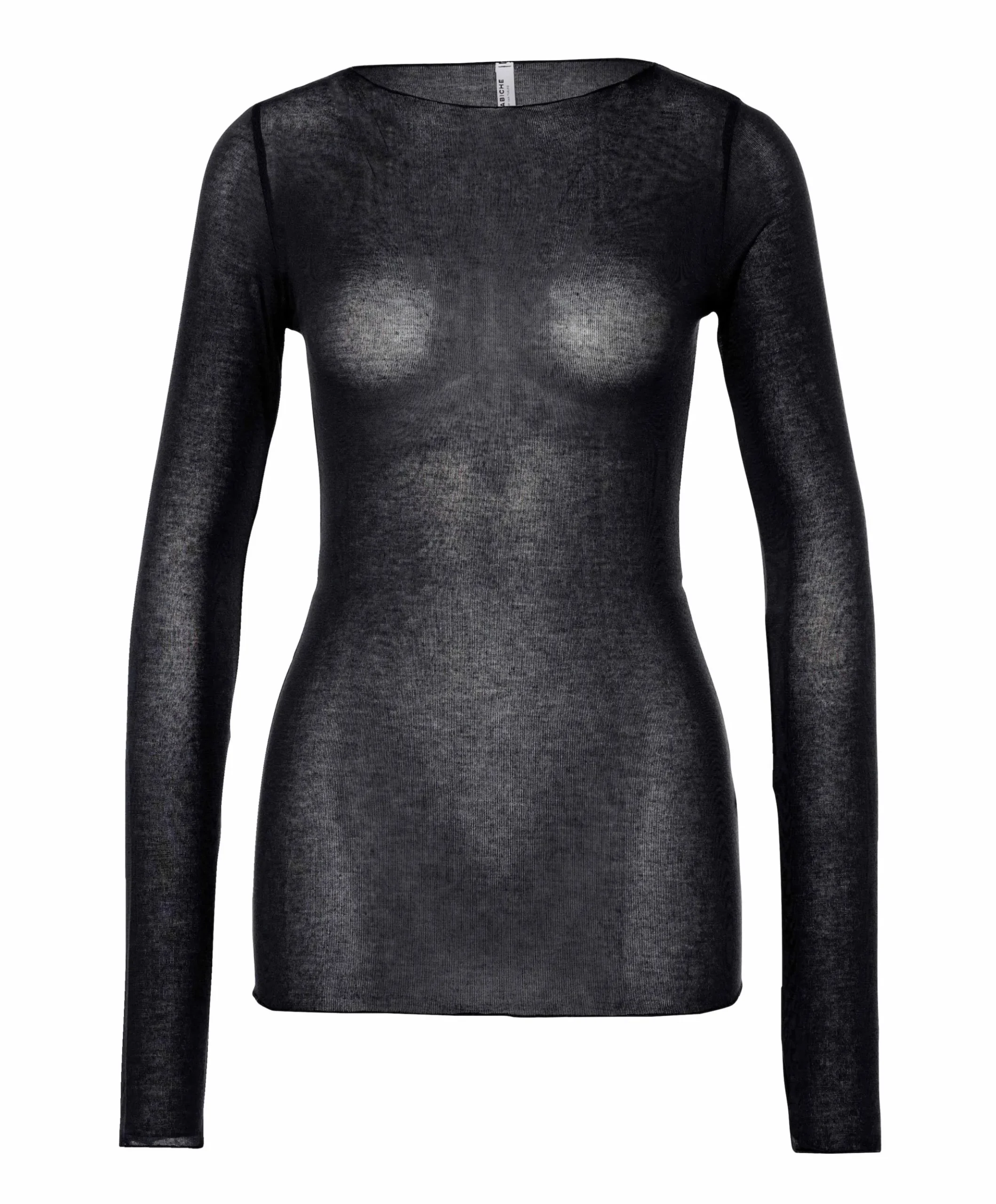 Dames longsleeve zwart