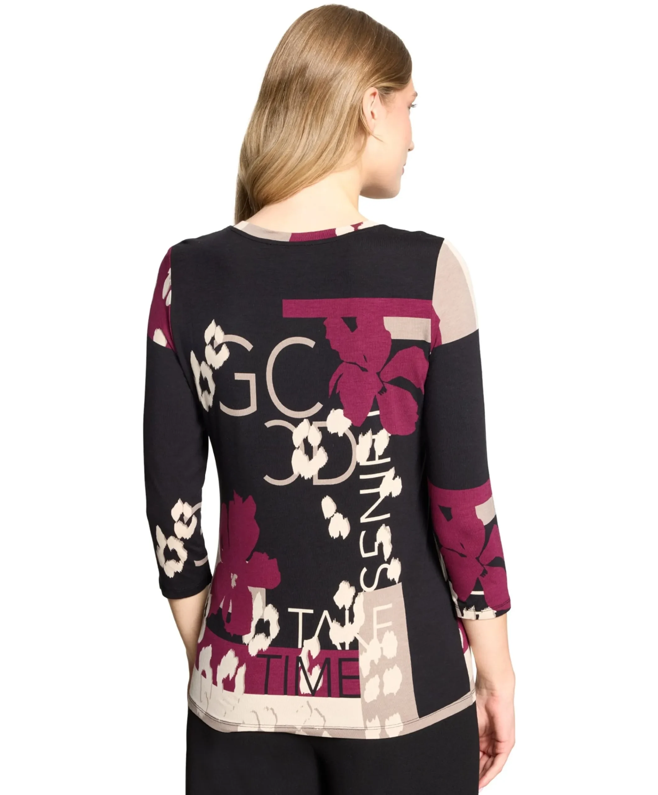 Dames longsleeve zwart