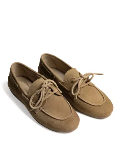 dames mocassins bruin