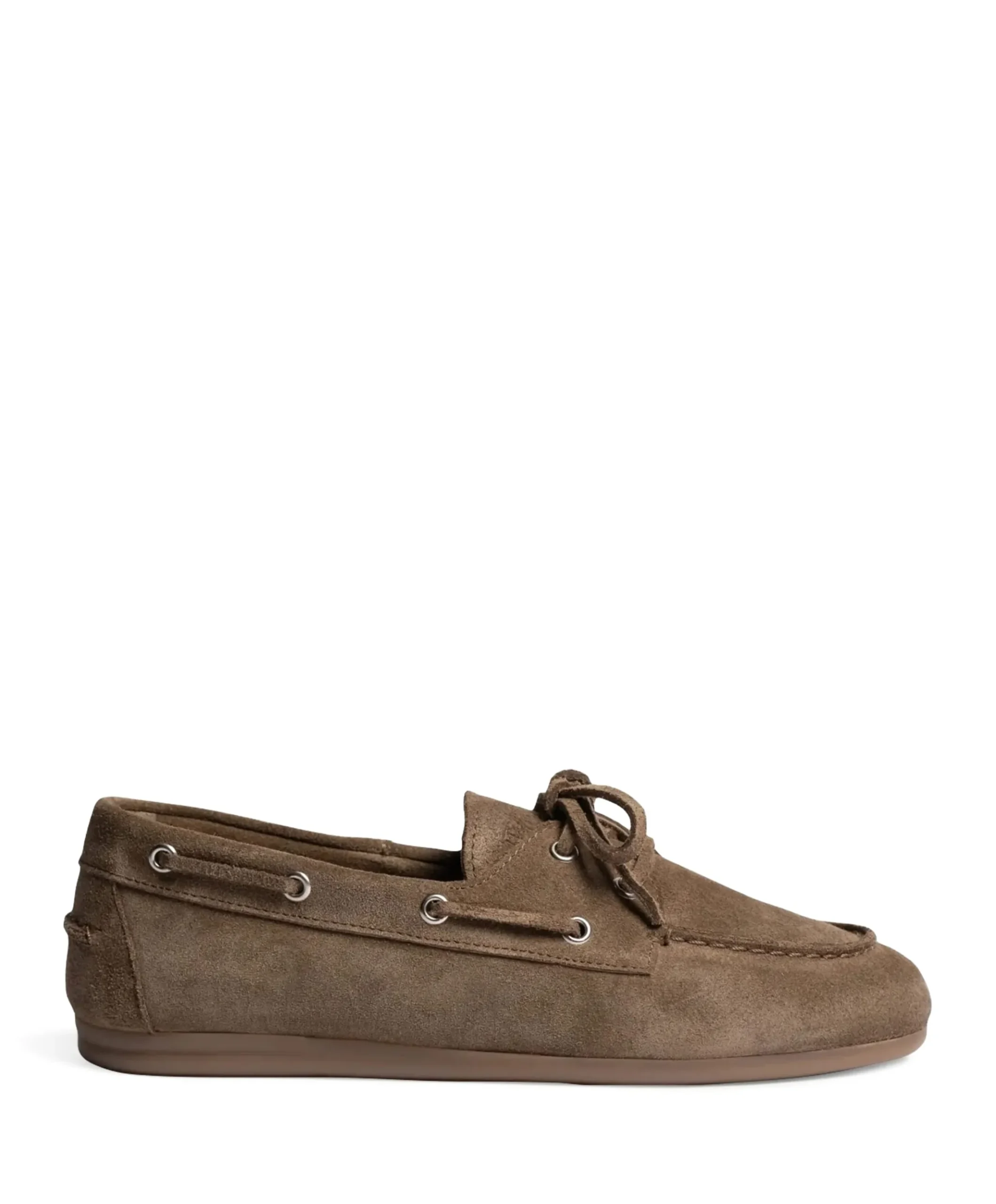 dames mocassins bruin