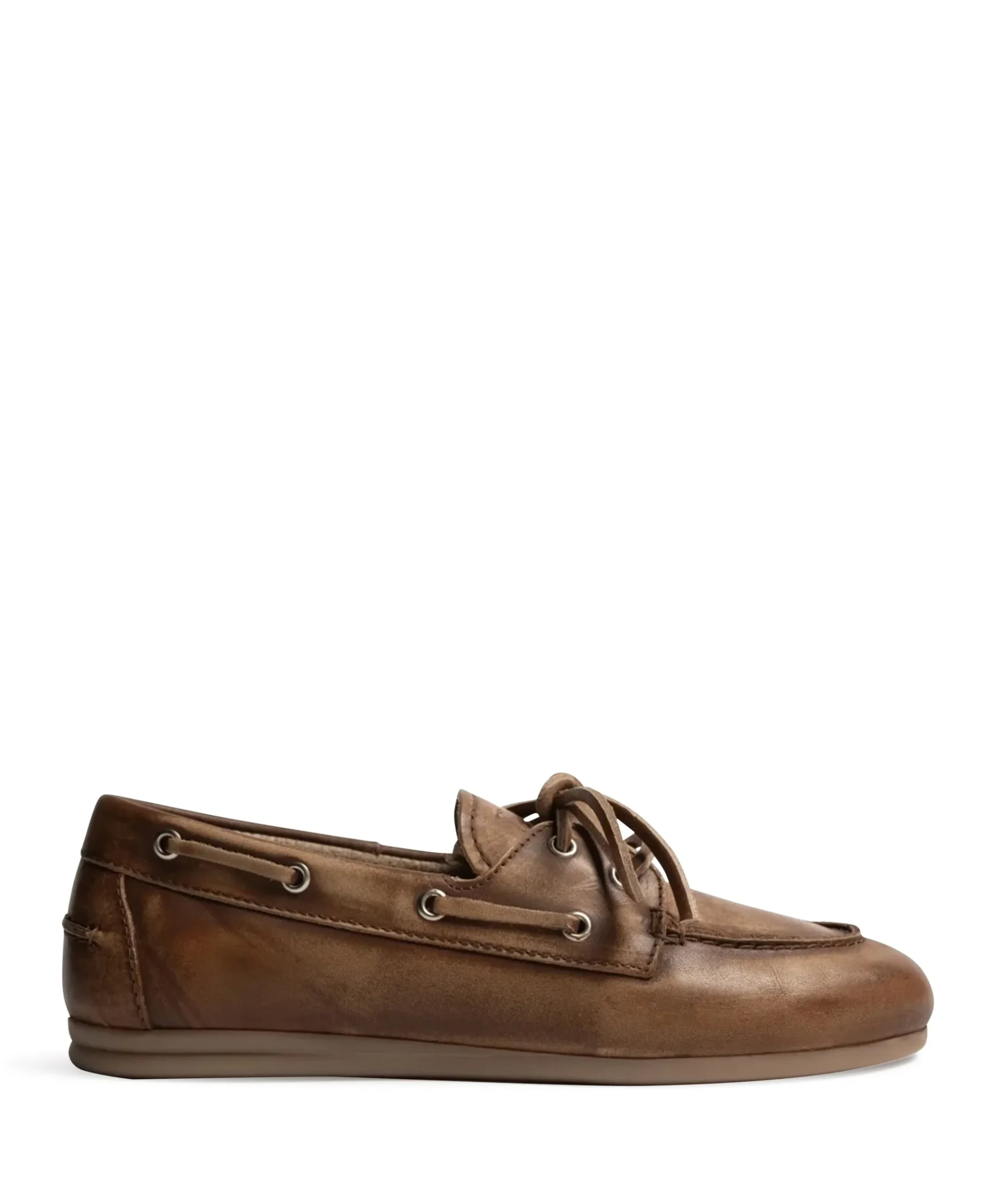 dames mocassins bruin