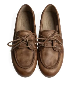 dames mocassins bruin