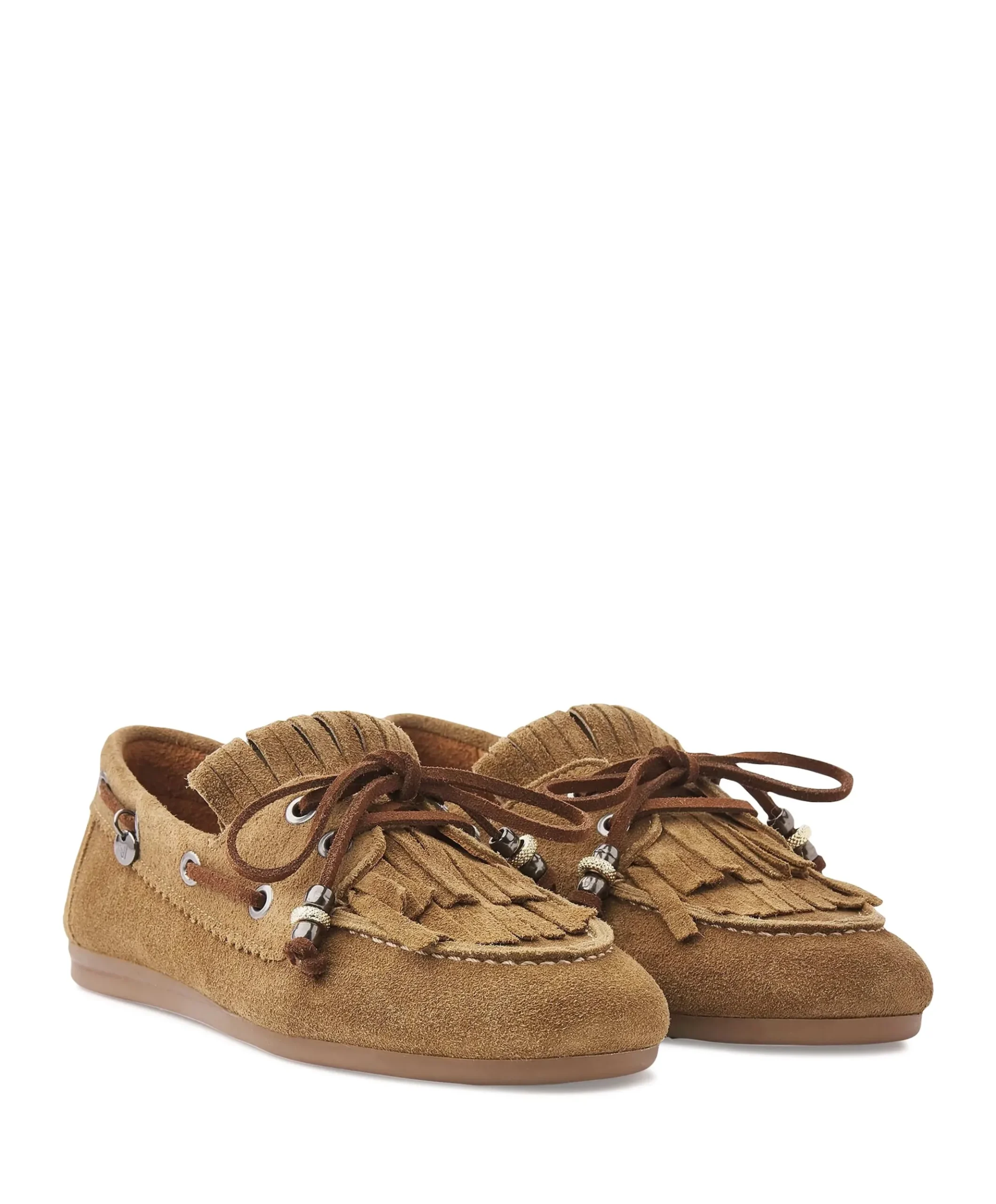Dames mocassins June Loua bruin