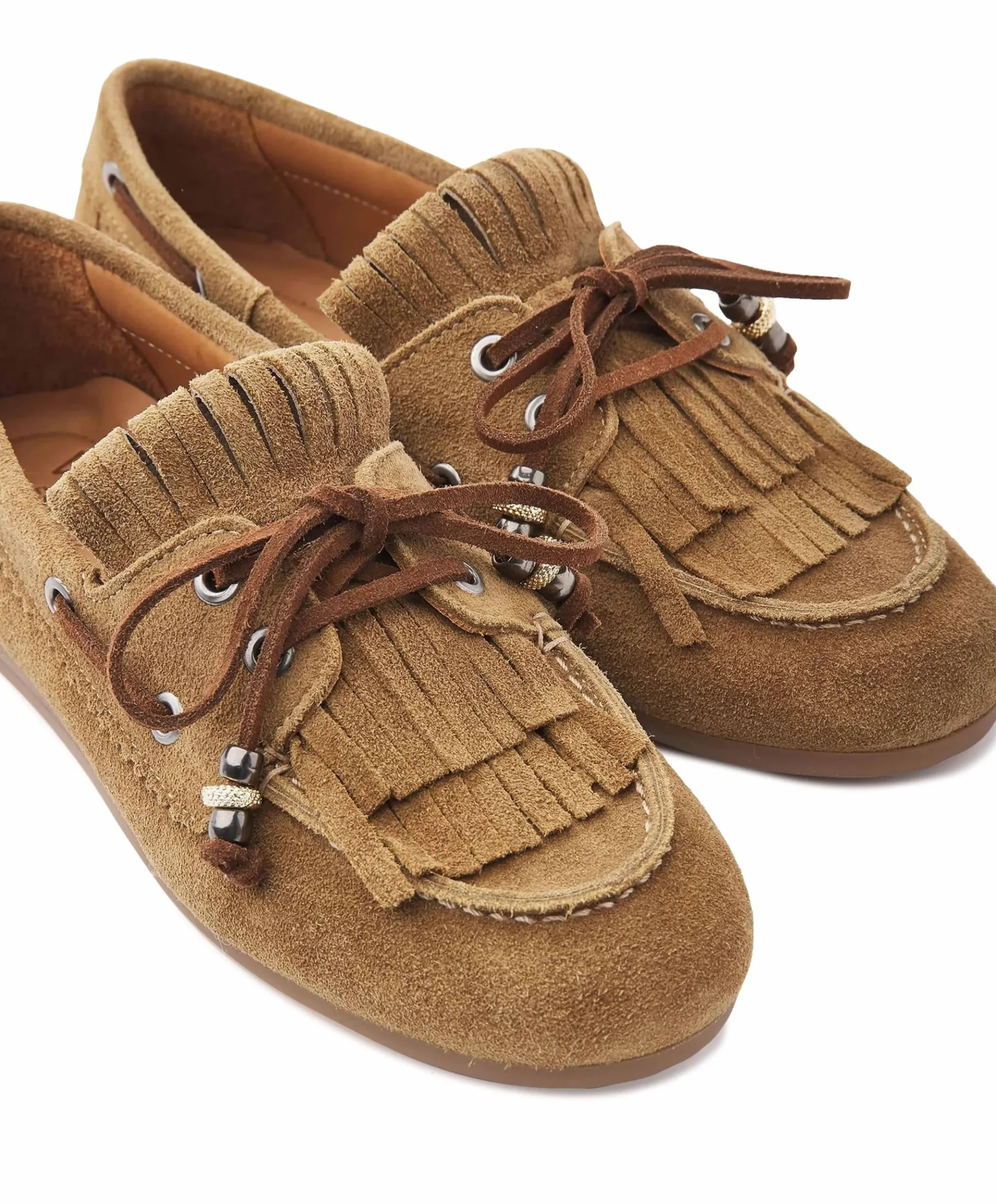 Dames mocassins June Loua bruin