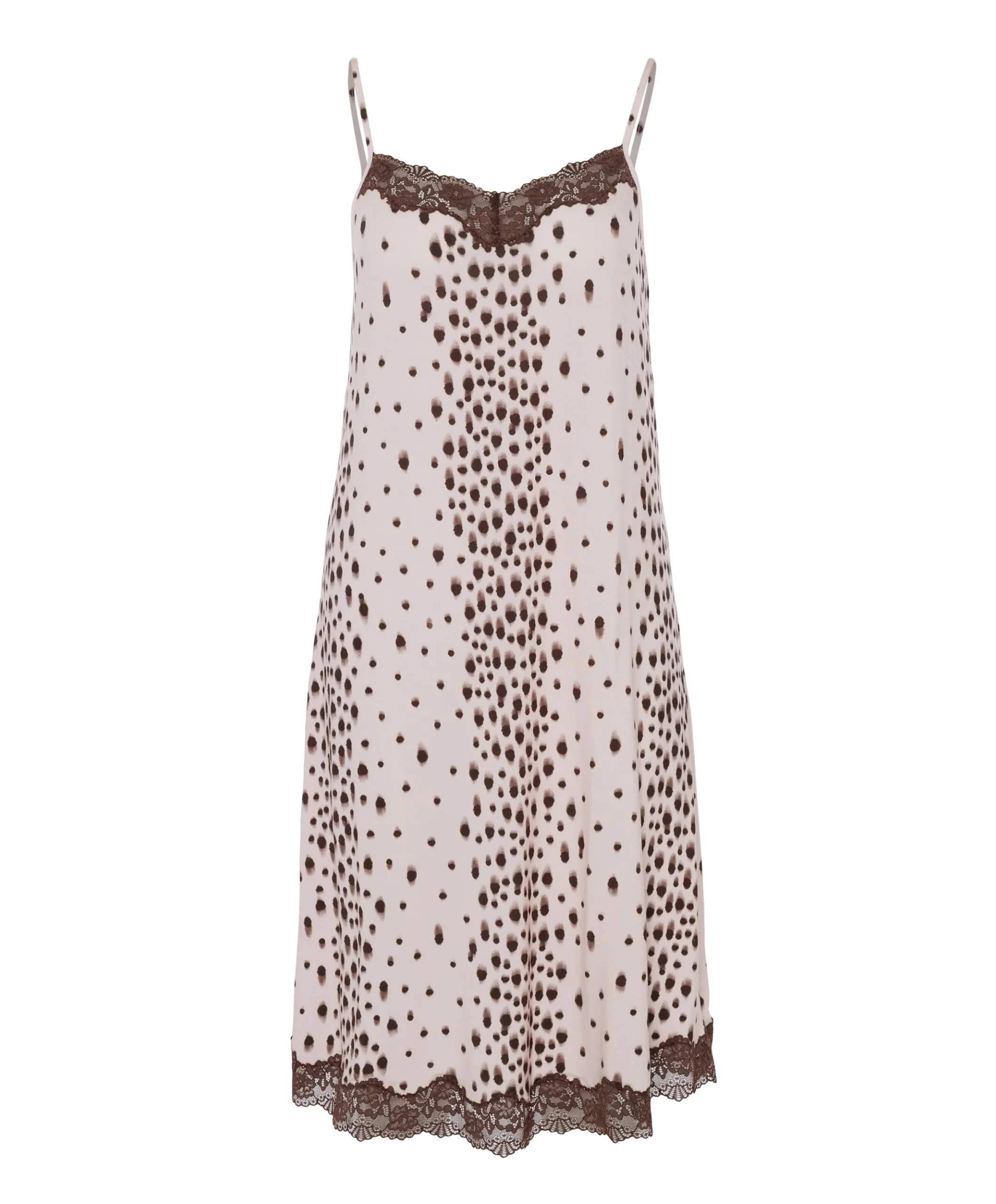Dames nachthemd beige