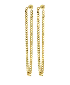 Dames oorbellen goud