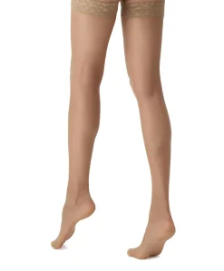 Dames panty Bas Chic Up 15 denier beige