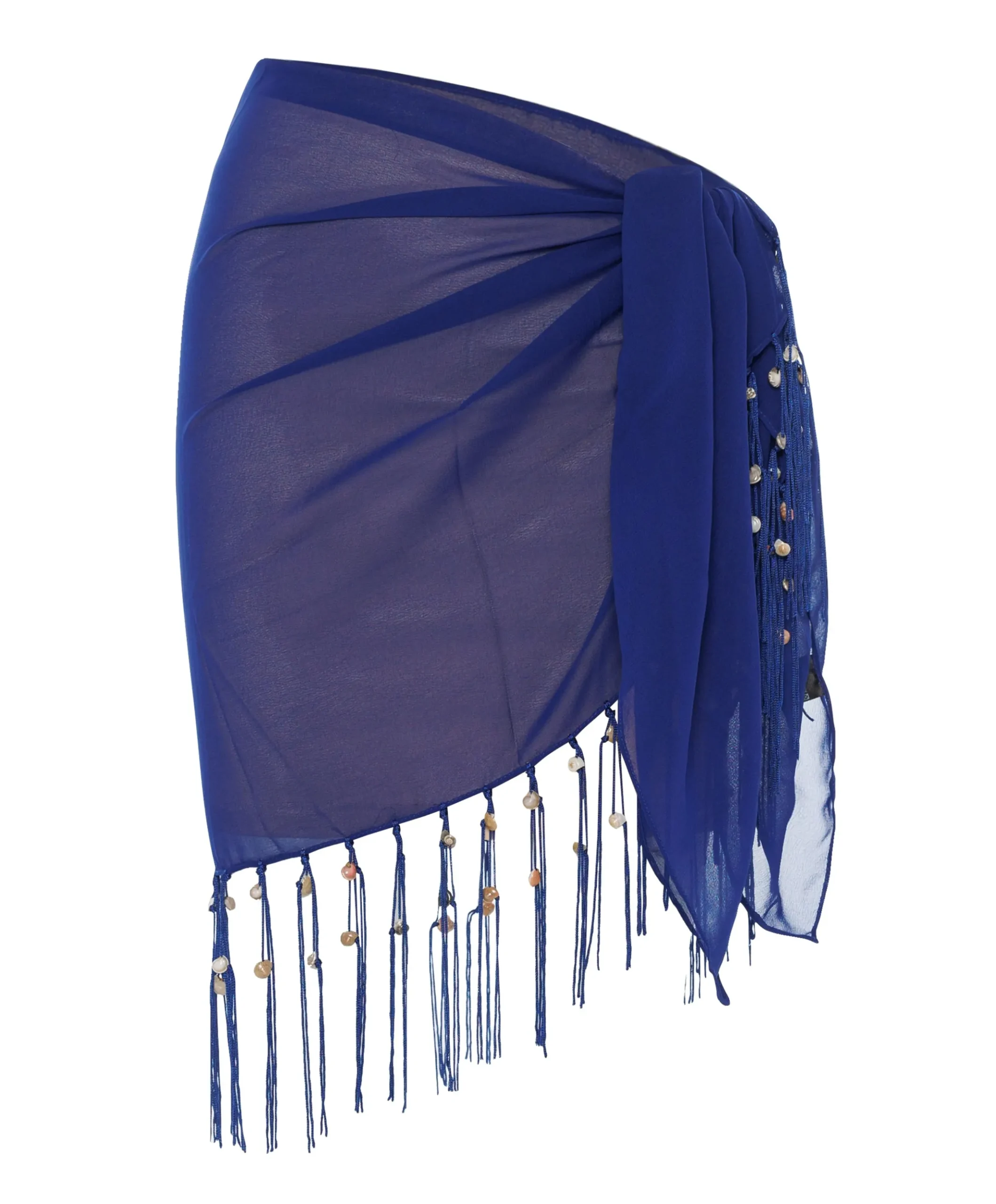 Dames pareo blauw