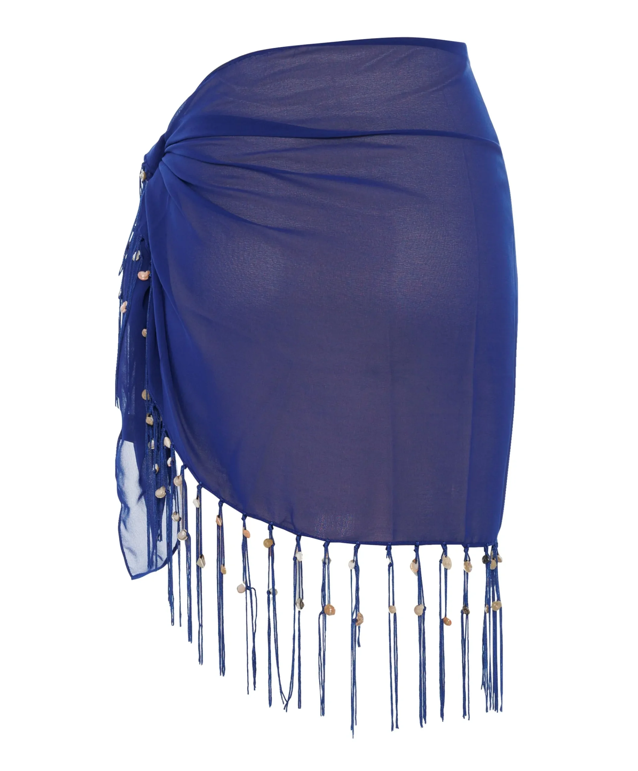 Dames pareo blauw