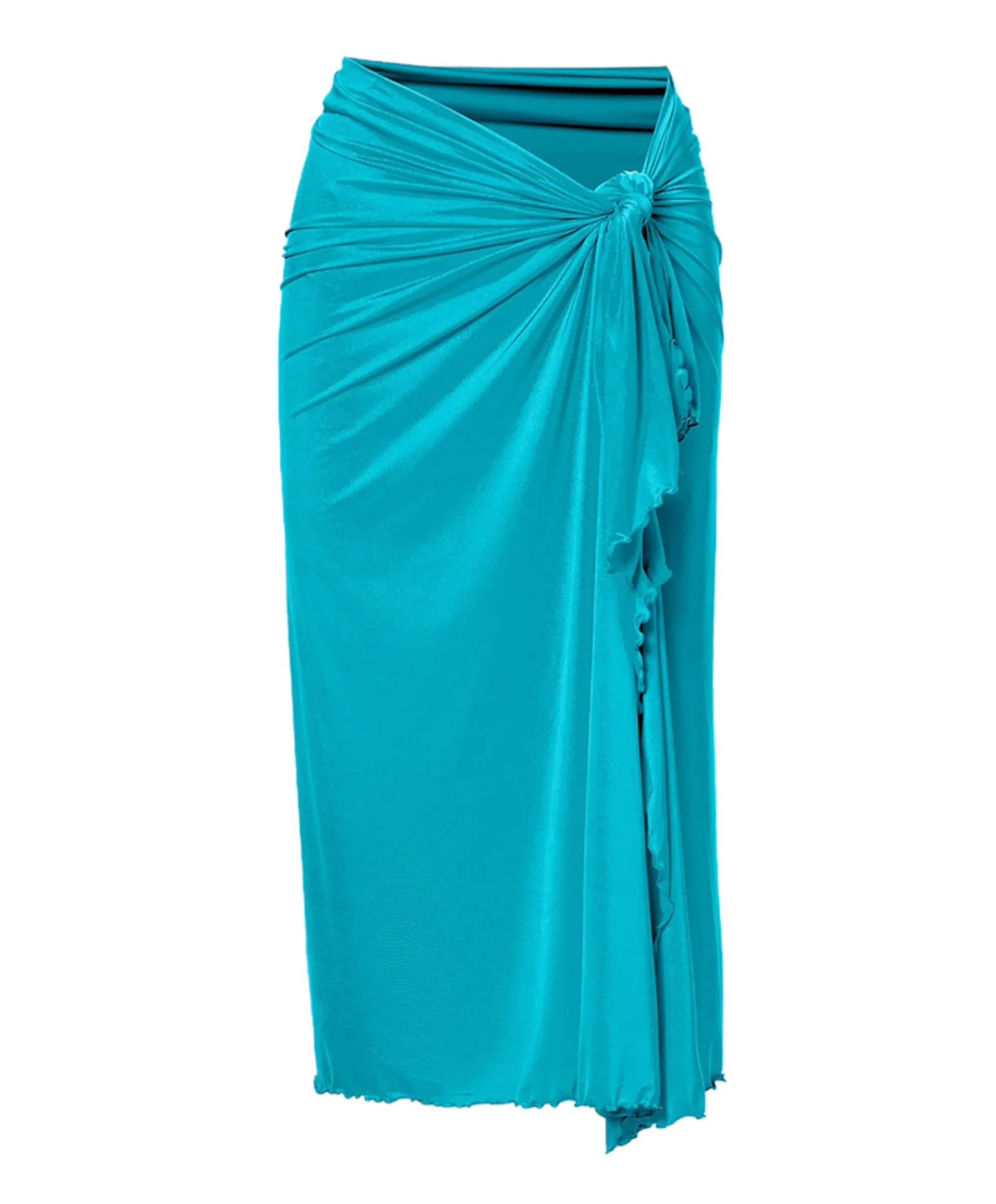 Dames pareo blauw