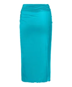 Dames pareo blauw