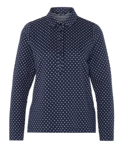 Dames polo blauw