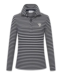 Dames polo blauw