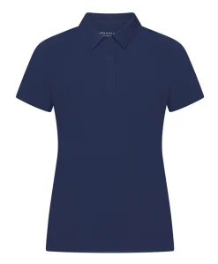 Dames polo blauw