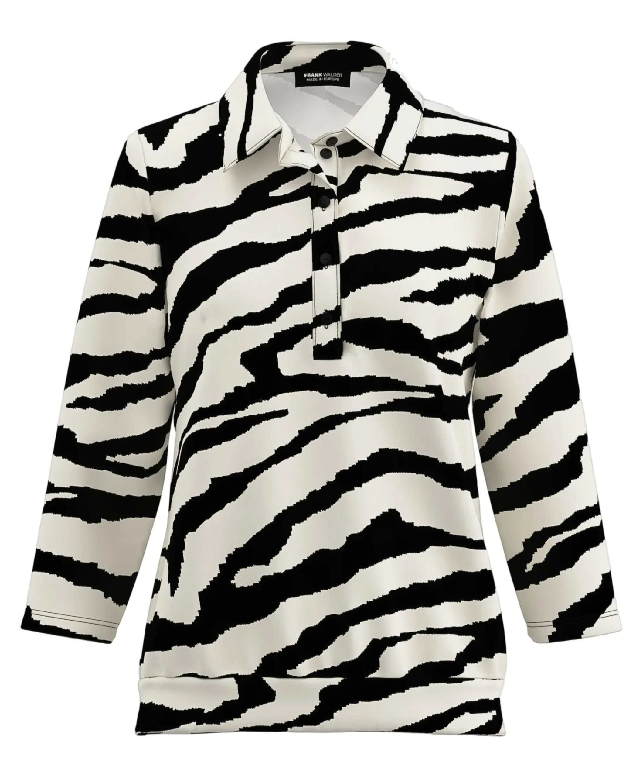 Dames polo zwart