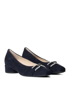 dames pumps blauw