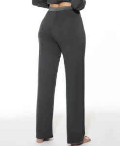 Dames pyjamabroek grijs