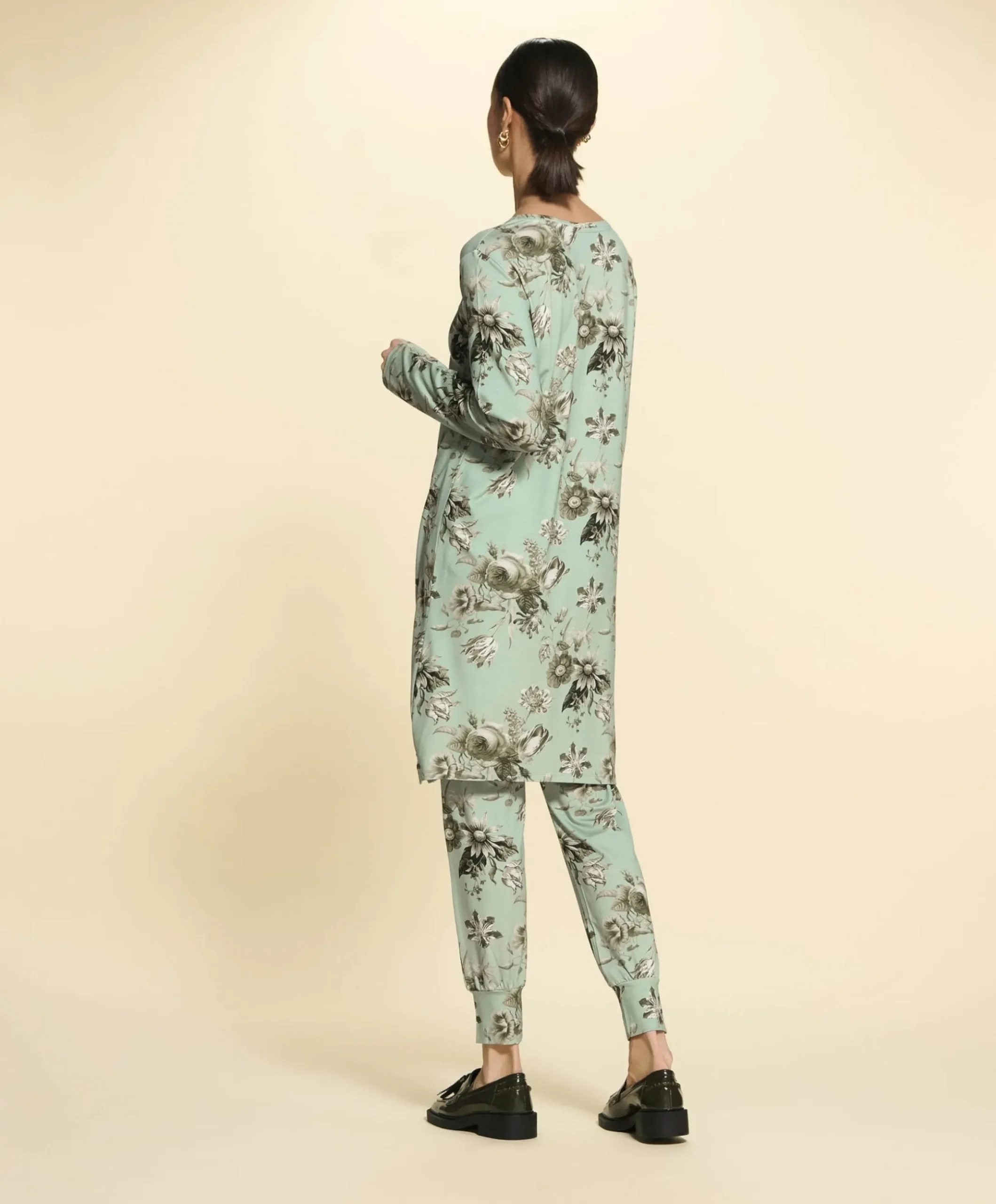 Dames pyjamabroek groen