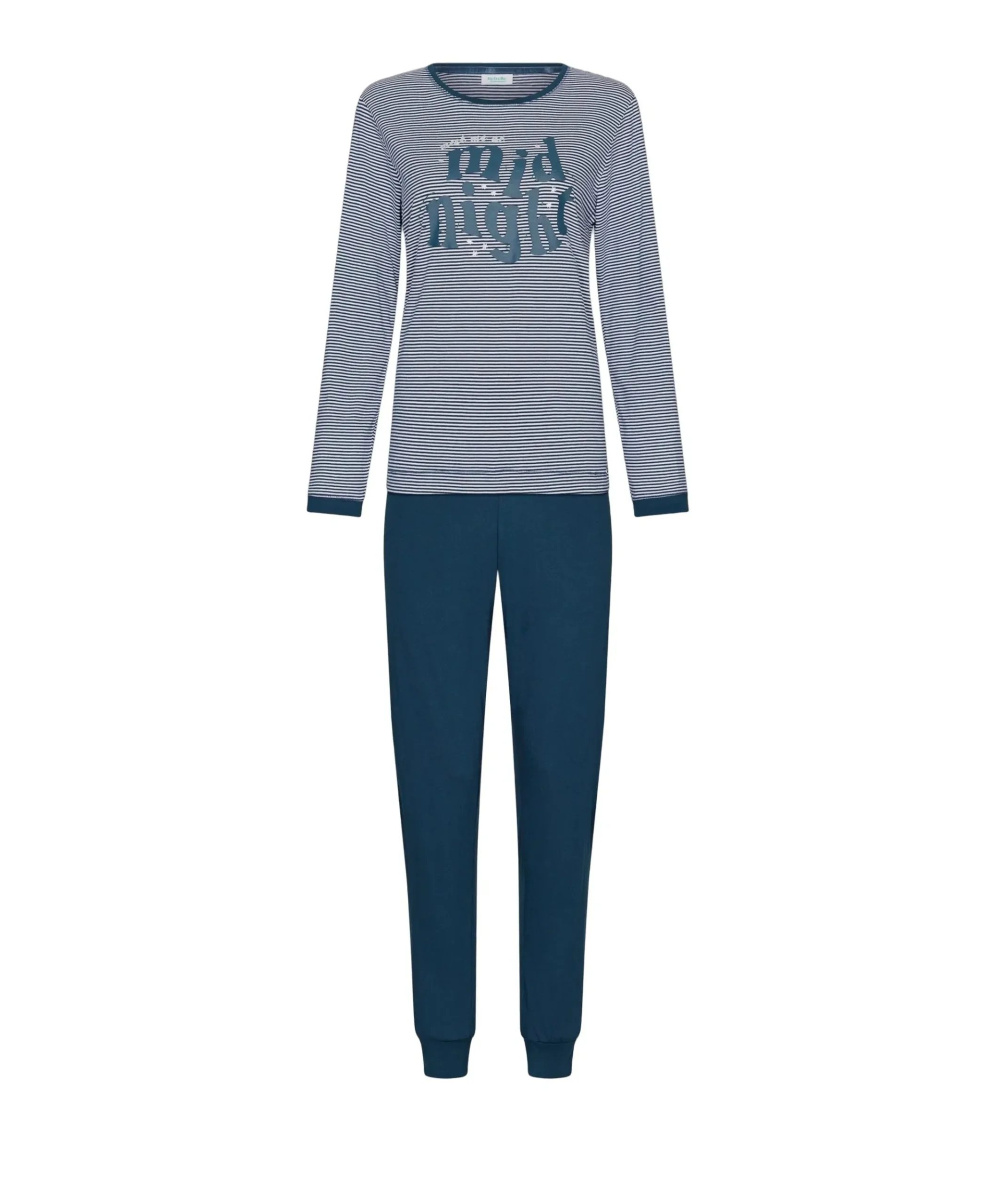 Dames pyjamaset blauw