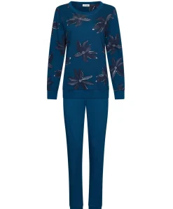 Dames pyjamaset blauw