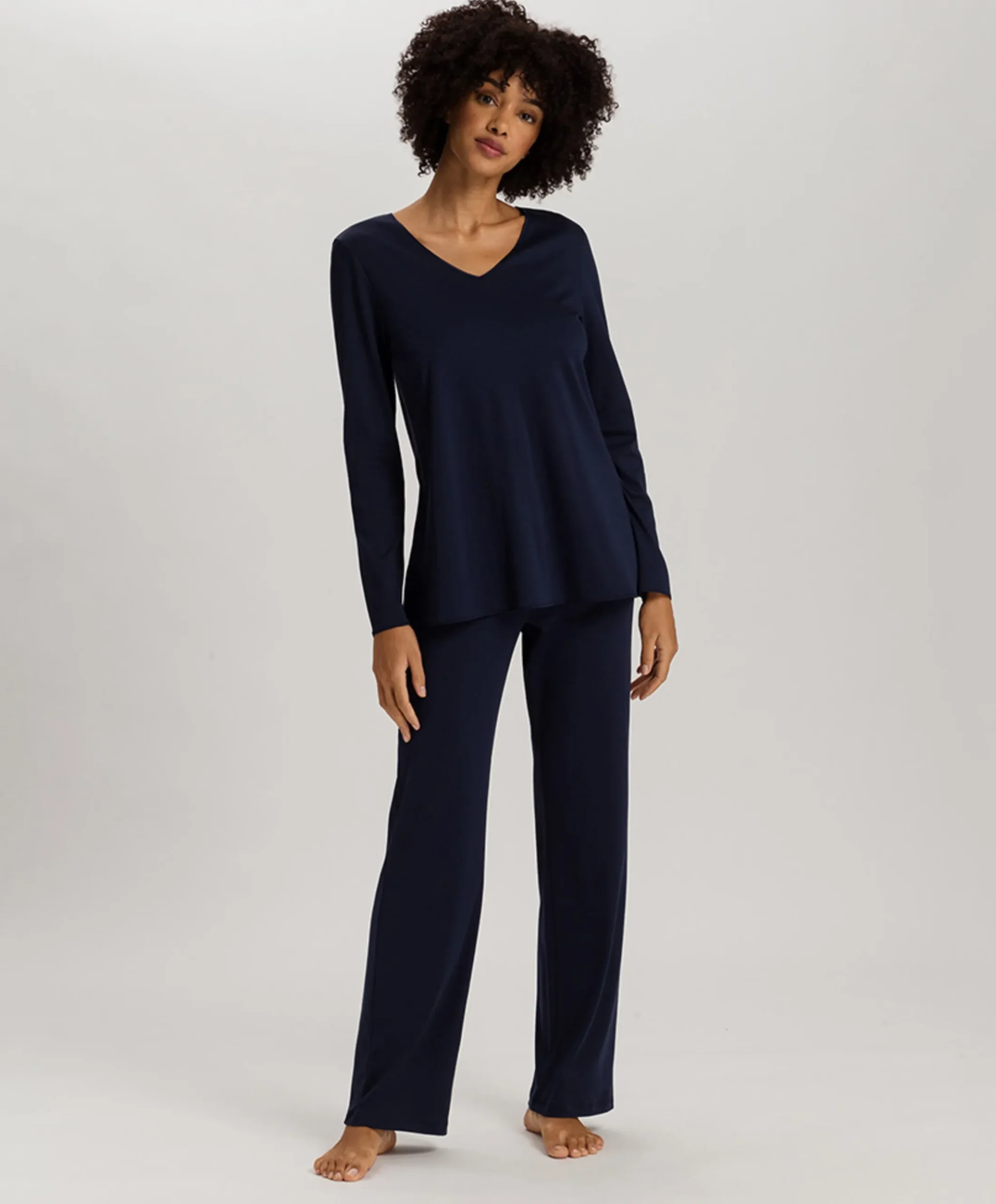 Dames pyjamaset blauw