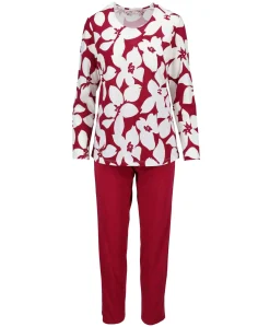 Dames pyjamaset bordeaux